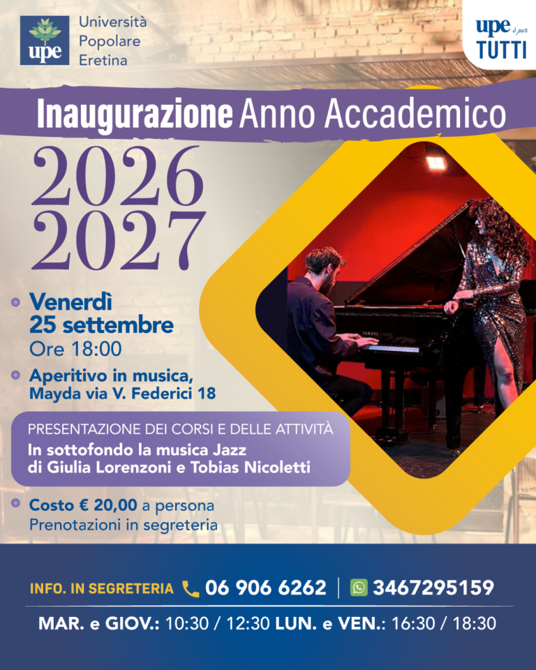 Scopri di più sull'articolo 𝗨𝗣𝗘, l’anno accademico 26/27 è ufficialmente iniziato!